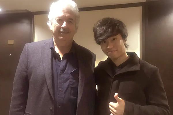 世界チャンピオン ドミニクとの2ショット